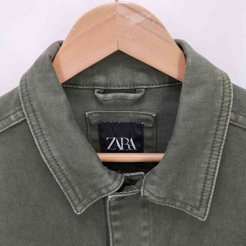 ザラ ZARA デニムトラッカージャケット メンズ JPN:M